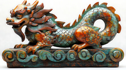 Naklejka premium Chinese dragon year dragon