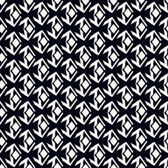 Paint brush geometrical ornament. Hand drawn seamless pattern. Abstract backdrop. Trendy wallpaper. Geometric background. Ethnic motif. Mosaic ornate. Digital paper. Textile print. Web design.