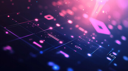 Hologram calendar. Calendar made of polygons, triangles, dots, and lines. Low-poly calendar structure of connections. Technology concept vector.