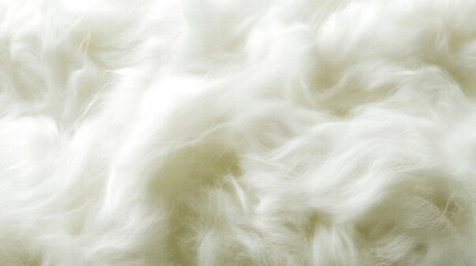 Fototapeta premium Soft fluffy white wool texture with delicate fibers