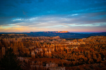 bryce canyon sunset