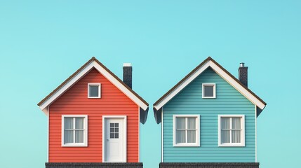 Comparative analysis of mortgage terms in urban real estate infographic on financial literacy