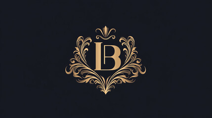 Vector pattern logo. A logo pattern monogram