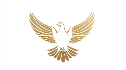 Vector logo dove. Brand logo