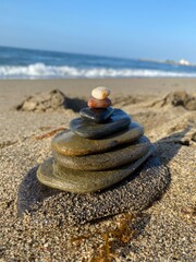 stones on the beach