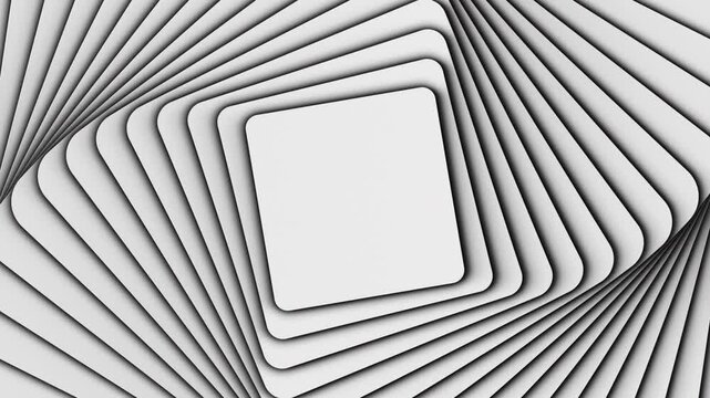 Abstract Ladder  move. Abstract 3d seamless bright background in 4k. Simple geometry in creative style. Looped smooth animation, Ladder drawing 3D, 3D render