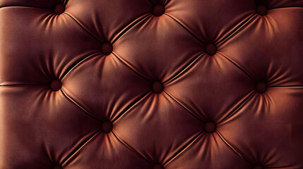 Naklejka premium Luxurious Pantone Mocha Mousse velvet showcases a stunning, soft surface adorned with intricate tufted details that invite tactile exploration