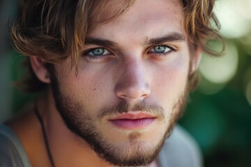 Fototapeta premium attractive young Hispanic man appearing like