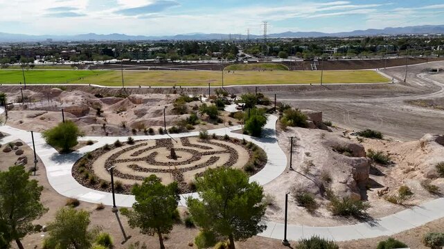 Charlie Frias Park Las Vegas Drone Video Aerial Nevada