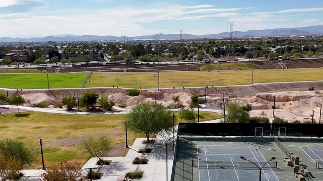 Charlie Frias Park Las Vegas Drone Video Aerial Nevada
