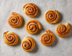 freshly baked cinnamon rolls