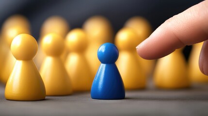 Strategic decision-making event office setting business concept focus on leadership interactive environment people dynamics