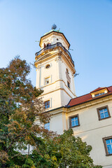 Fototapeta premium Astronomical tower of Clementinum (in Czech 