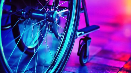 Vibrant Therapy and Rehabilitation Wheelchair Image