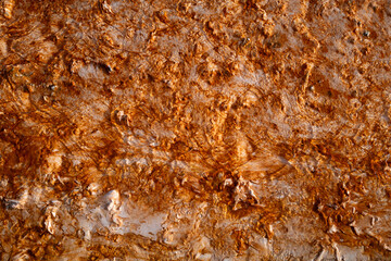 the textures and colors of Yellowstone's Grand Prismatic Spring in Wyoming