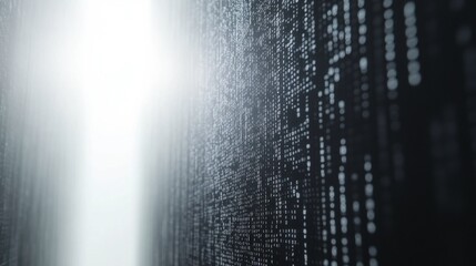 Bright Data Flow Imagery with Light Background