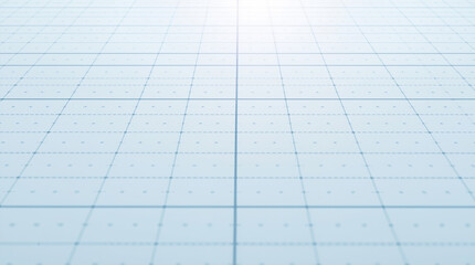 Graph Paper Background With Blue Grid Lines And Mathematical Coordinate System Pattern For Education, Engineering And Science Design