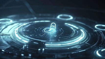 Secure Login Techniques with Bright Visuals on Clean Background