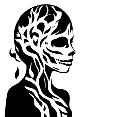 Medical Skull Anatomy Vector