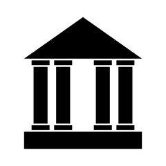 Bank icon. bank vector icon, museum, university