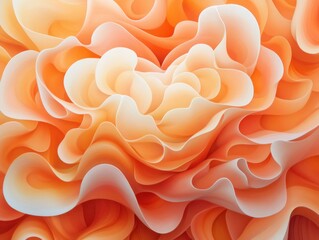 Discover the essence of well-being with this mesmerizing image featuring a pulsating heart surrounded by intricate connections and vibrant waves of positivity This abstract art embodies vitality