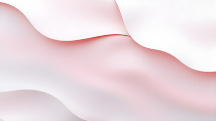 Abstract undulations in faint blush pink and icy blue, with a matte texture and gentle highlights creating a subtle yet modern look