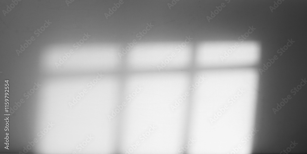 Poster minimal window shadow overlay

