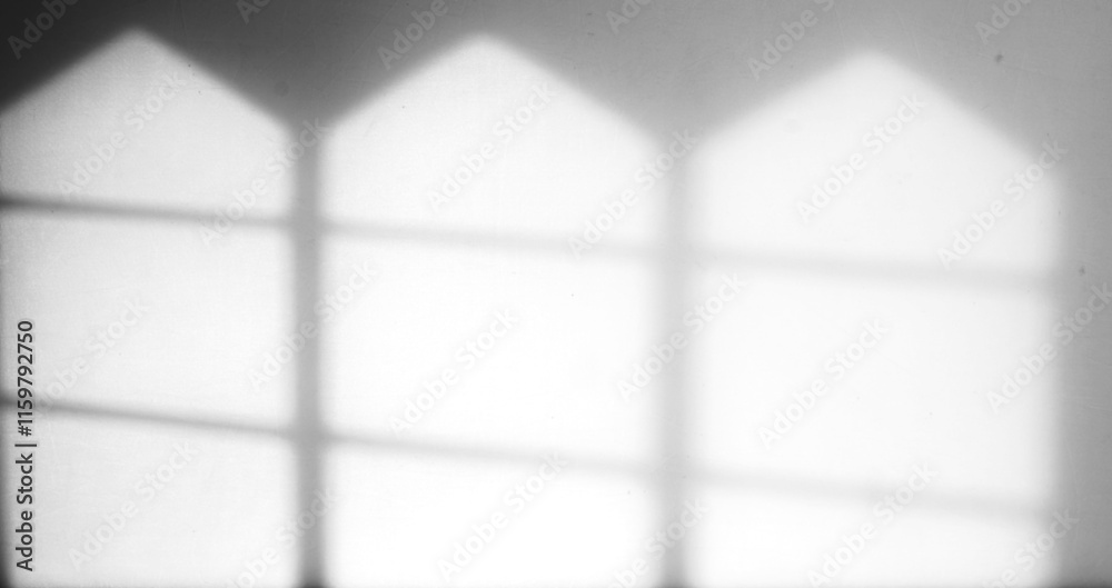 Poster simple window shadow overlay