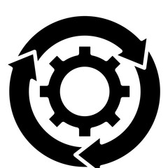 Process Icon Element For Design