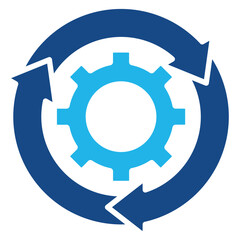 Process Icon Element For Design