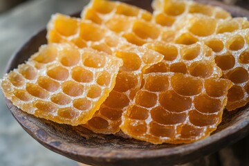 Dalgona or ppopgi is a Korean candy made from sugar and baking soda