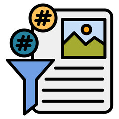 Content Moderation Icon Element For Design
