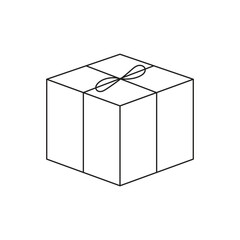 Illustration line sketch gift unique design with blank background