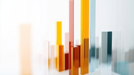Stacked bar chart of GDP contributions by region. Featuring color-coded segments