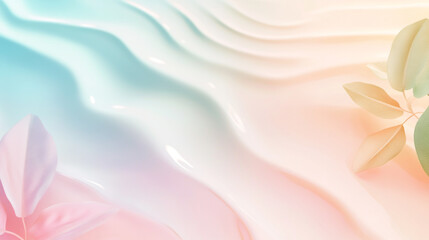 Soothing Ripples: A Calm Pastel Background for Wellness and Eco-Friendly Promotions