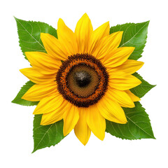 Obraz premium Vibrant Sunflower with Dark Brown Center