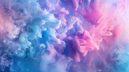 Fototapeta premium Abstract swirling colors, vibrant hues mixing in liquid.