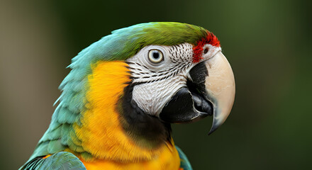 Fototapeta premium blue and yellow macaw