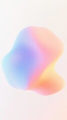 Colorful abstract shapes with vibrant gradient for modern design