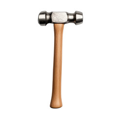 Wooden Handled Hammer with Shiny Metal Head