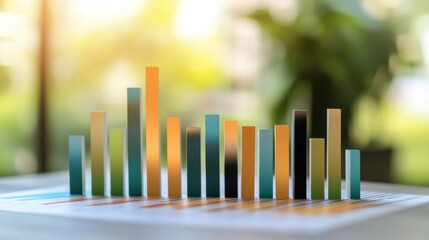 Technology's impact on GDP growth. Featuring a graph correlating technological adoption rates with GDP growth in key industries