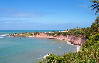 Cliffs on Tabatinga beach