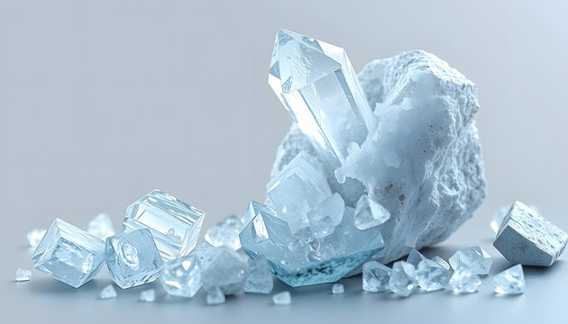 Crystal meth isolated with white highlights, png