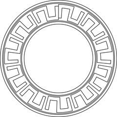 Chinese New Year Circular Frame