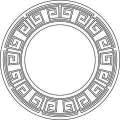 Chinese New Year Circular Frame