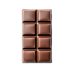 Fototapeta premium Dark Chocolate Bar Divided Into Four Square Pieces