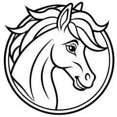 horse head silhouette