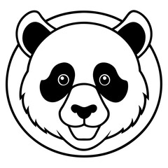 panda bear vector