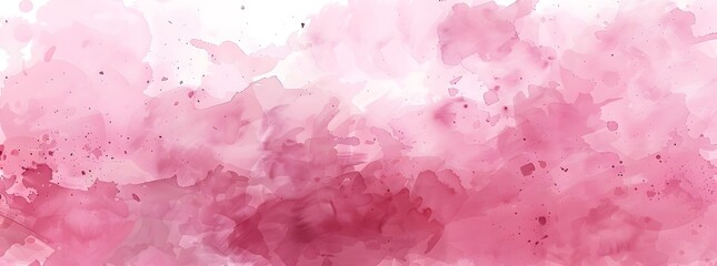 Fototapeta premium Abstract Pink Watercolor Wash Painting