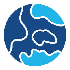 Globe Icon Element For Design